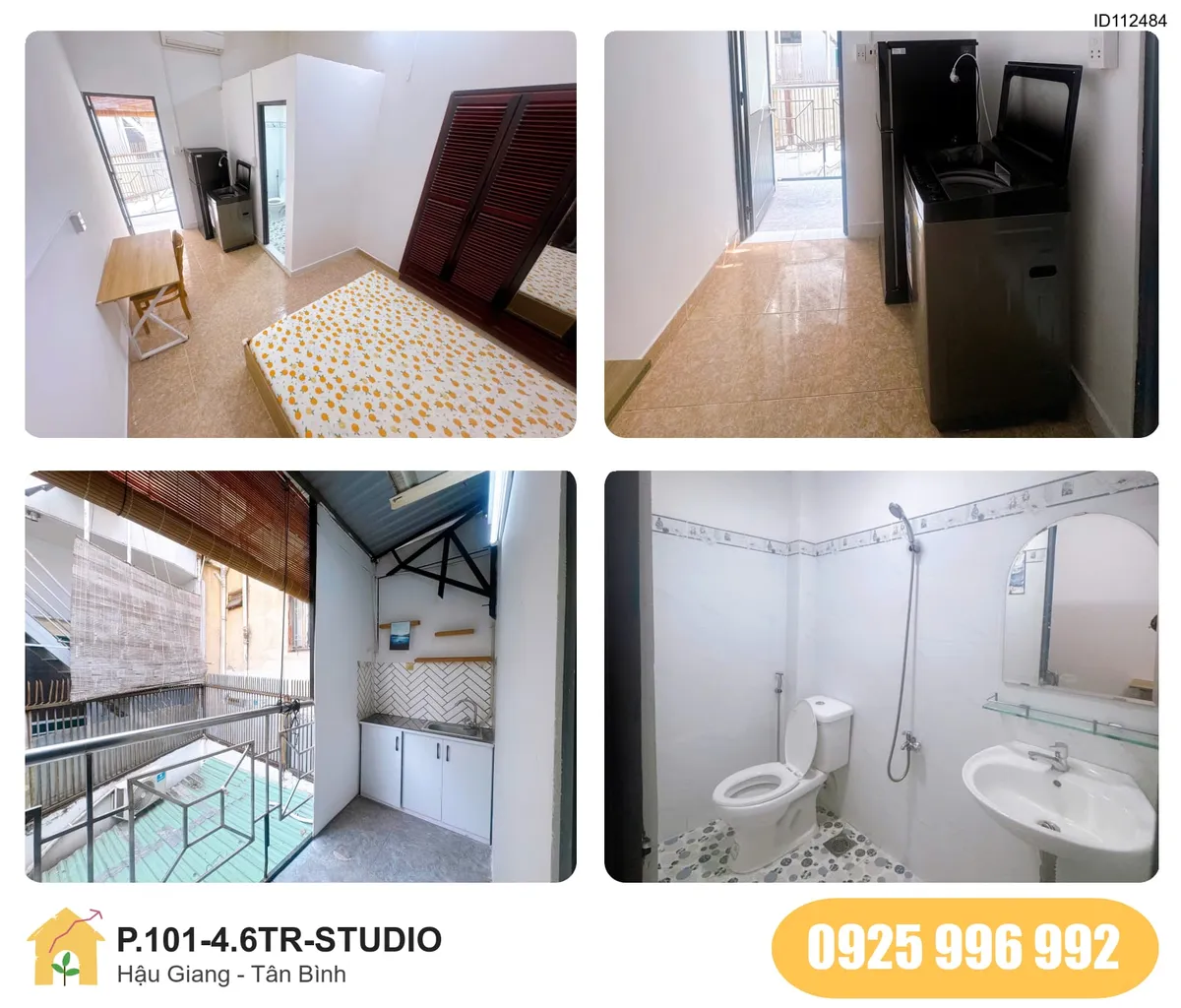Tiện nghi Phòng trọ STUDIO tại Hậu Giang, Phường 4, Tân Bình, Tân Bình