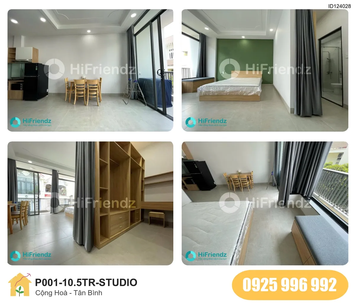 Tiện nghi Phòng trọ STUDIO tại Cộng Hoà, Phường 4, Quận Tân Bình, Tân Bình