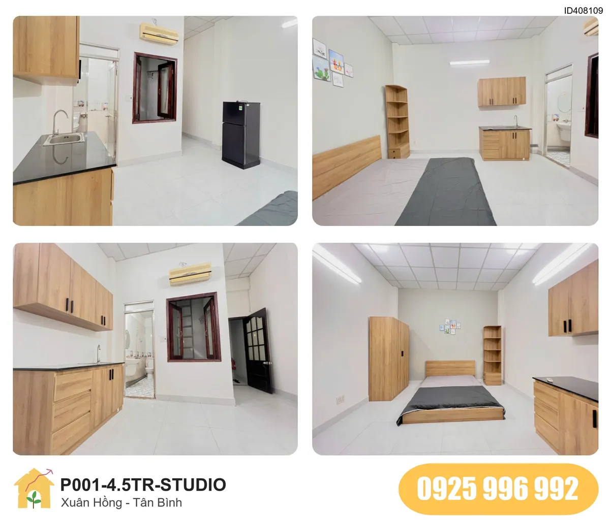 Tiện nghi Phòng trọ STUDIO tại Xuân Hồng, Tân Bình, Tân Bình, Tân Bình