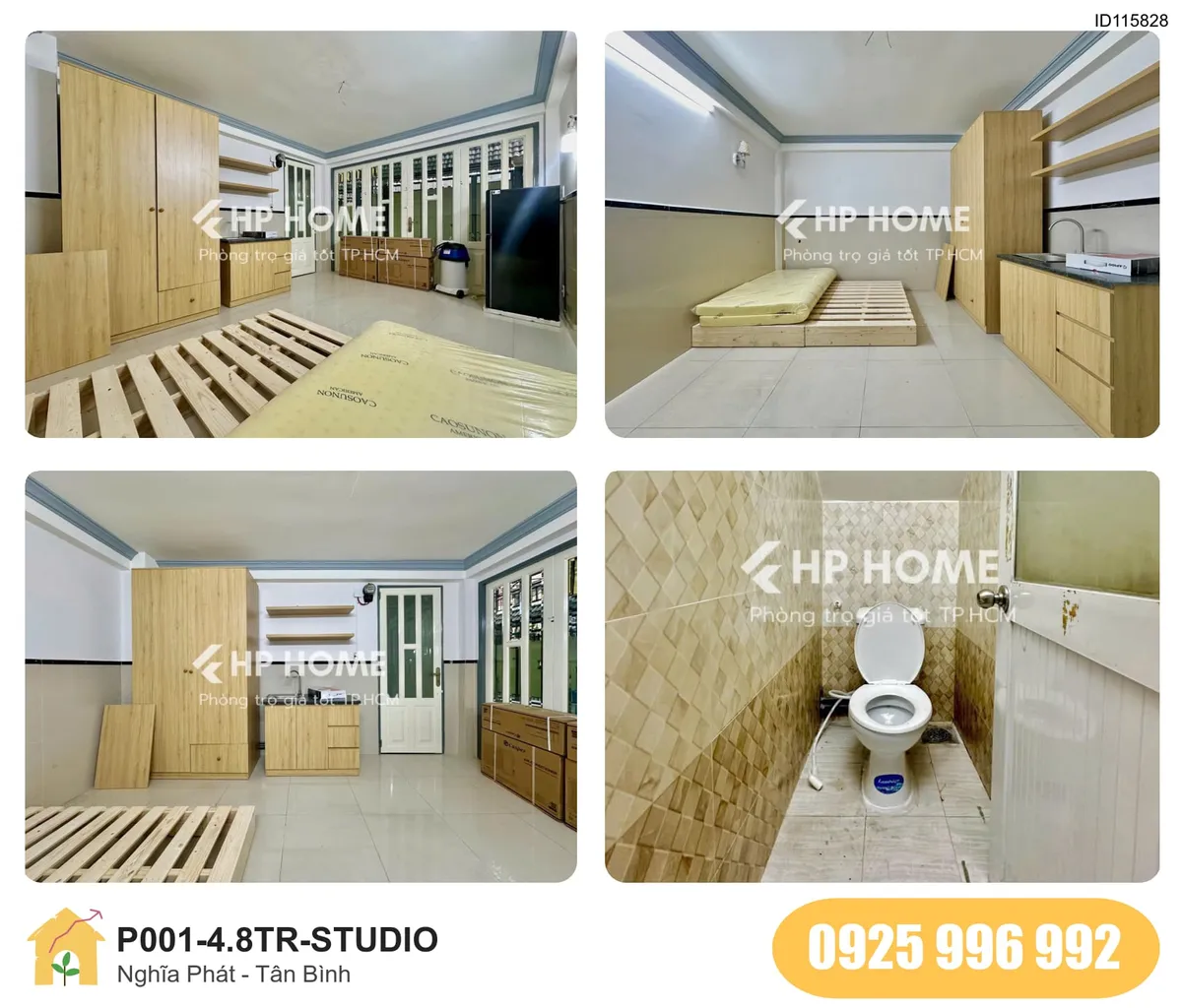 Tiện nghi Phòng trọ STUDIO tại Nghĩa Phát, Phường 7, Tân Bình, Tân Bình