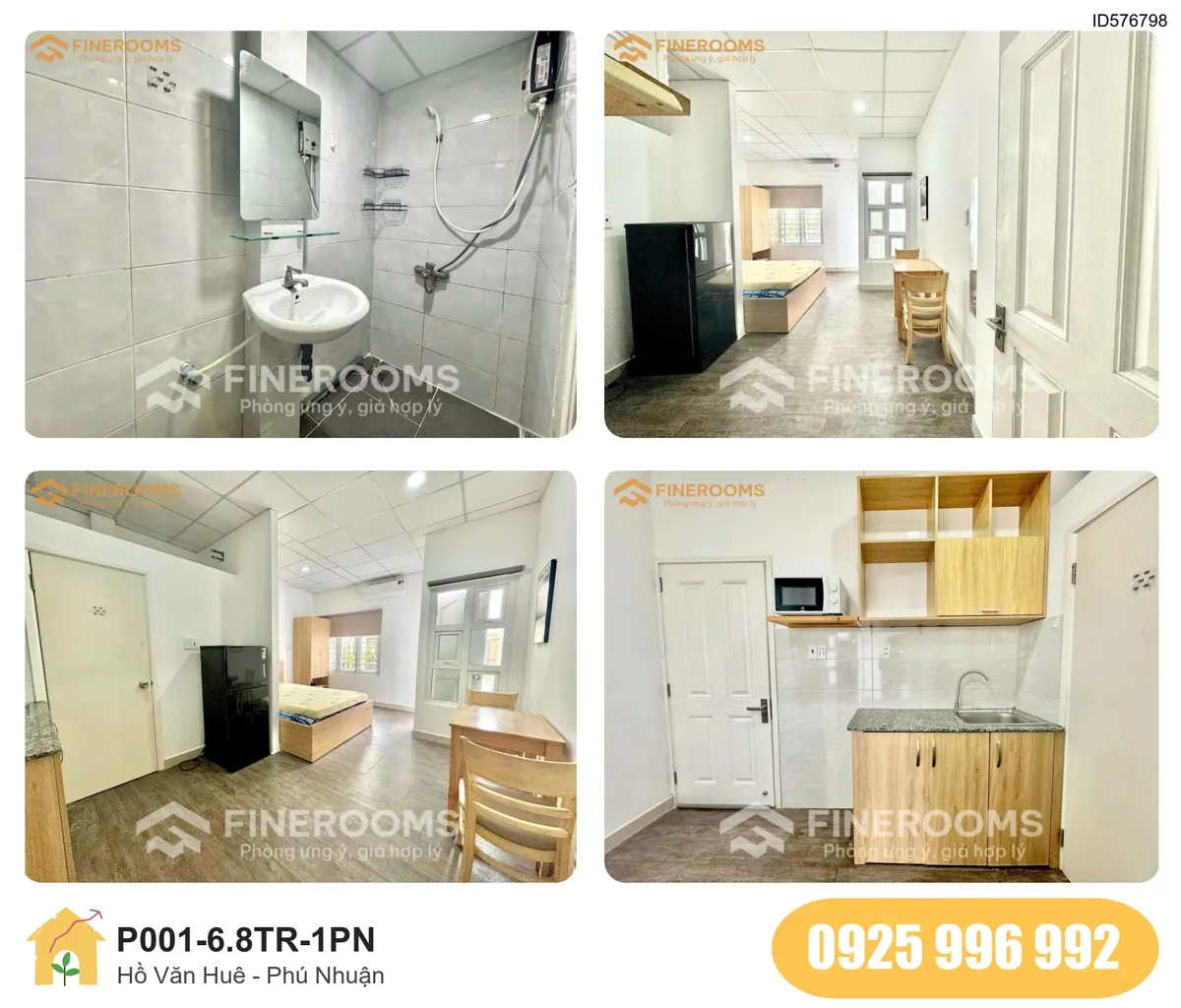 Tiện nghi Phòng trọ 1PN tại Hồ Văn Huê, Phường 9, Phú Nhuận, Phú Nhuận