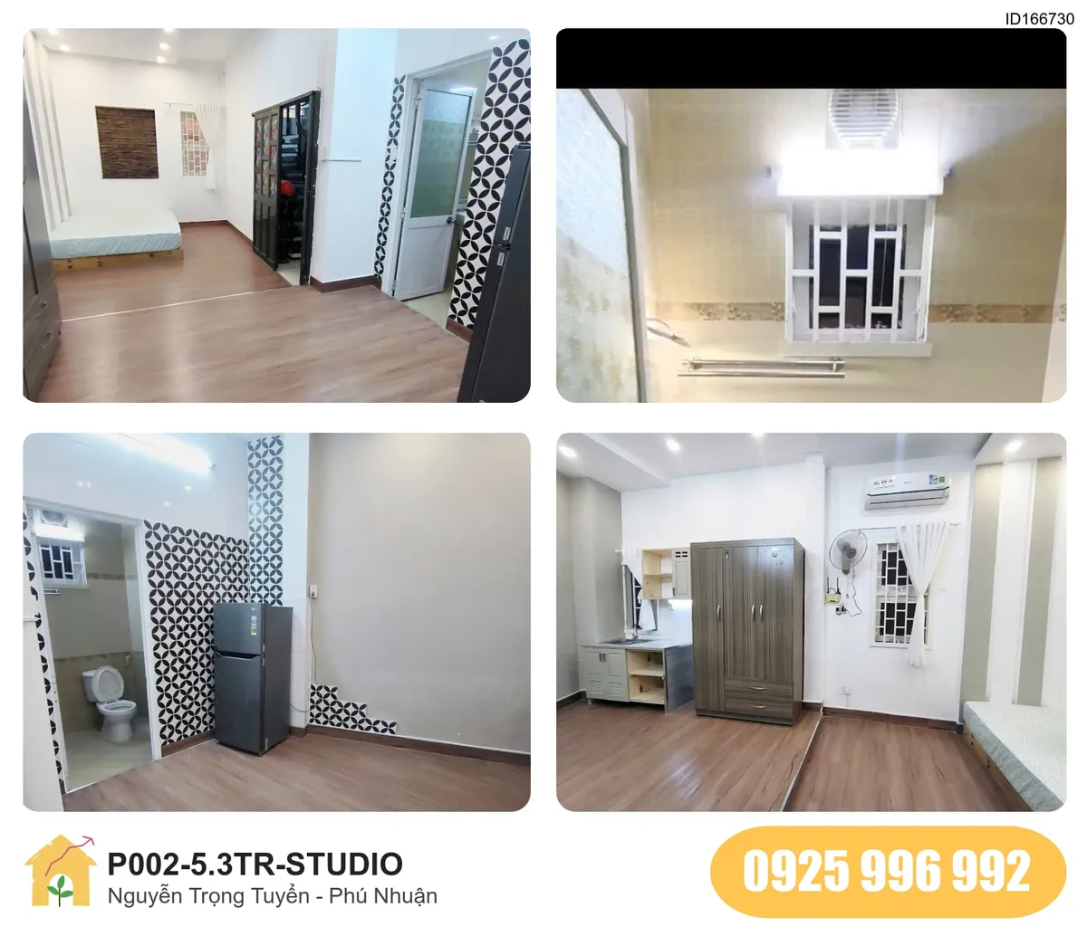 Tiện nghi Phòng trọ STUDIO tại Nguyễn Trọng Tuyển, Phường 8, Phú Nhuận, Phú Nhuận