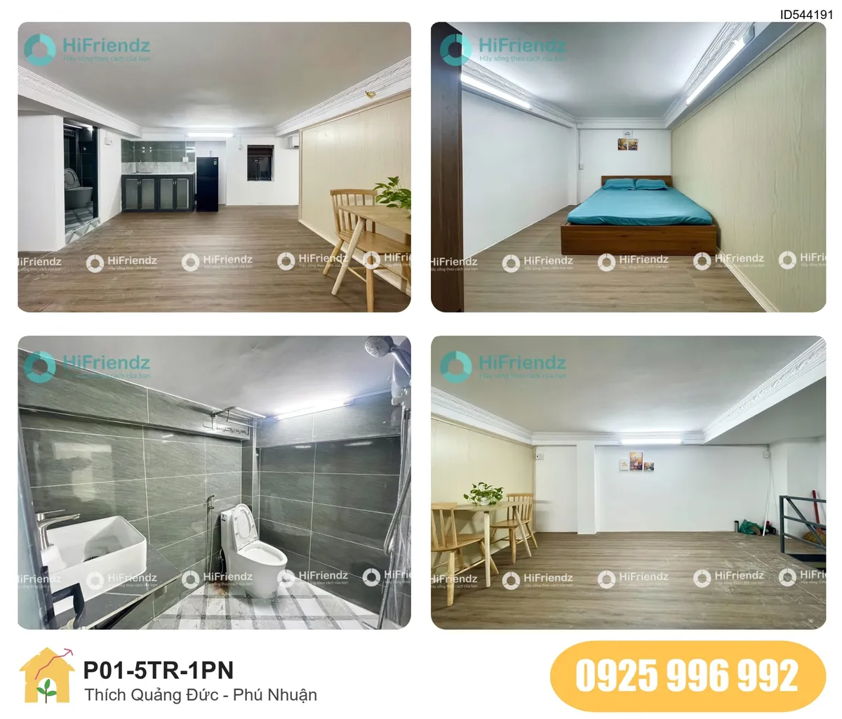 Tiện nghi Phòng trọ 1PN tại Thích Quảng Đức, Phường 5, Phú Nhuận, Phú Nhuận