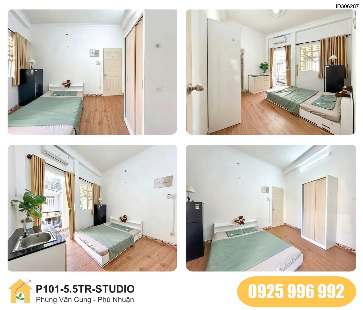Tiện nghi Phòng trọ STUDIO tại Phùng Văn Cung, Quận Phú Nhuận, Phú Nhuận