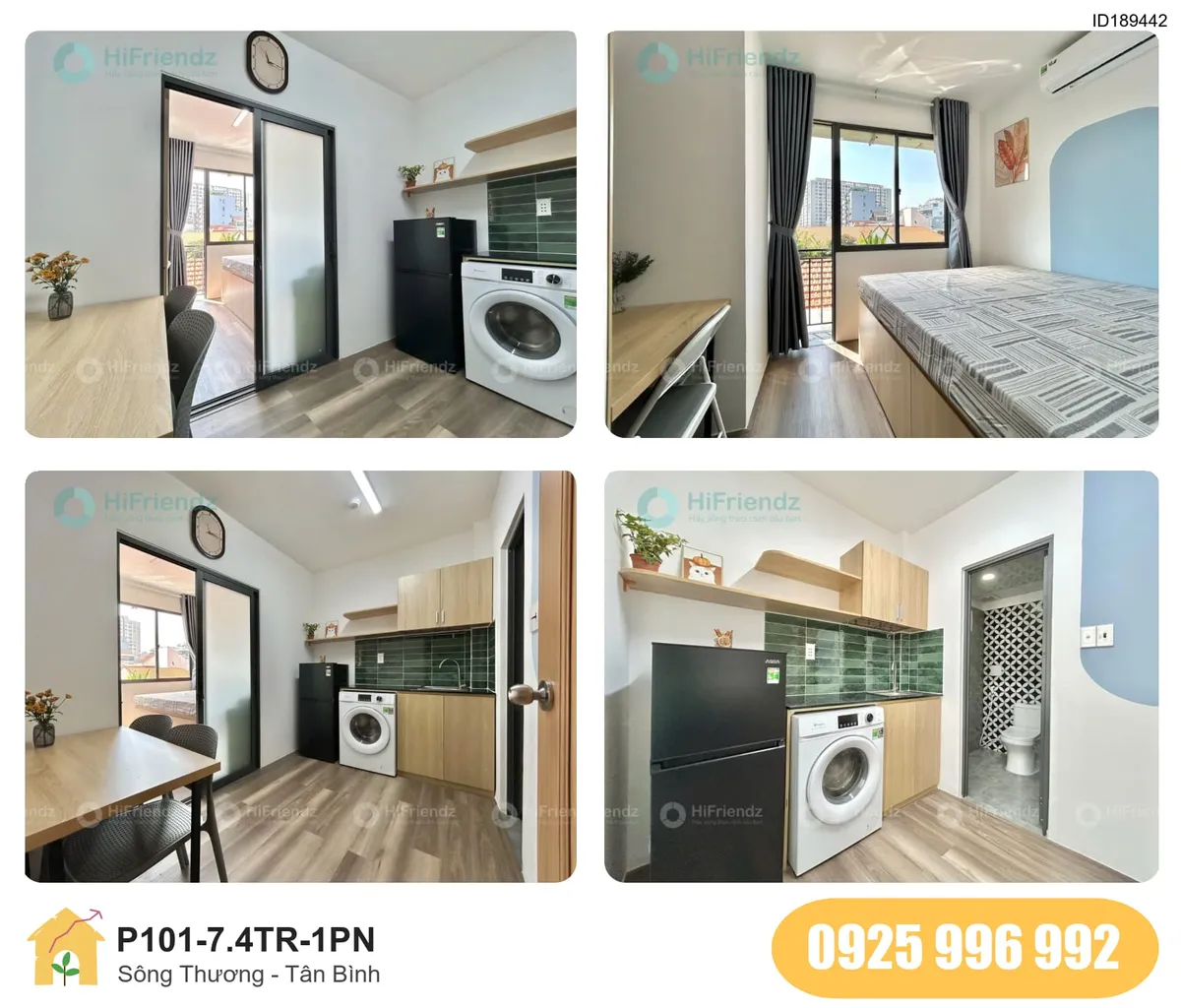 Tiện nghi Phòng trọ 1PN tại Sông Thương, Phường Tân Sơn Hòa, Quận Tân Bình, Tân Bình