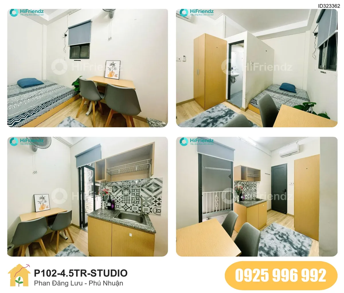 Tiện nghi Phòng trọ STUDIO tại Phan Đăng Lưu, Phường 2, Phú Nhuận, Phú Nhuận