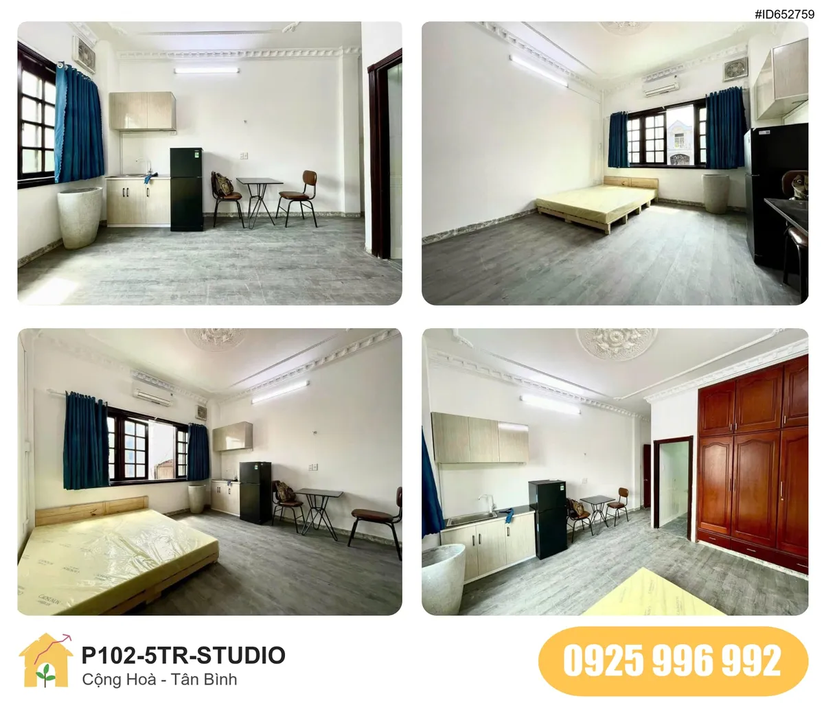 Tiện nghi Phòng trọ STUDIO tại Cộng Hoà, Phường 4, Quận Tân Bình, Tân Bình