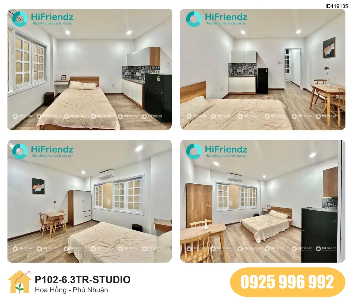 Tiện nghi Phòng trọ STUDIO tại Hoa Hồng, Phường 7, Phú Nhuận, Phú Nhuận