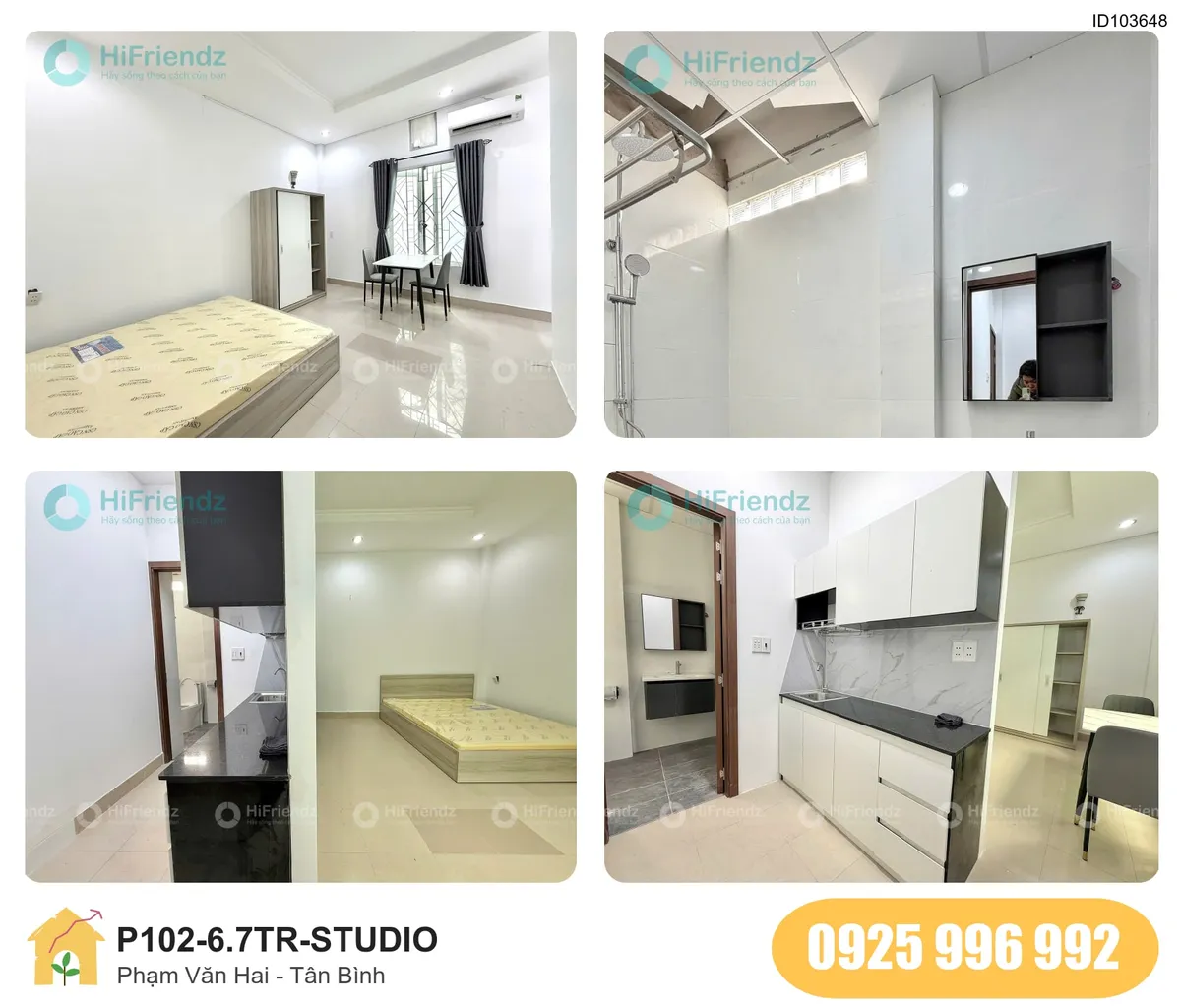 Tiện nghi Phòng trọ STUDIO tại Phạm Văn Hai, Phường 3, Tân Bình, TP. HCM, Tân Bình