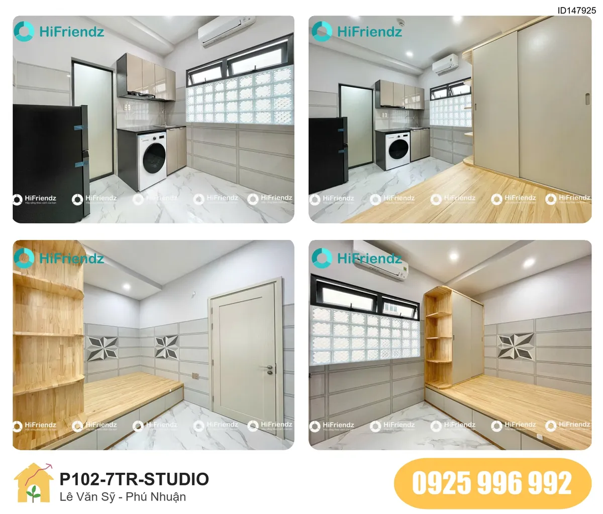 Tiện nghi Phòng trọ STUDIO tại Lê Văn Sỹ, Phú Nhuận, Phú Nhuận
