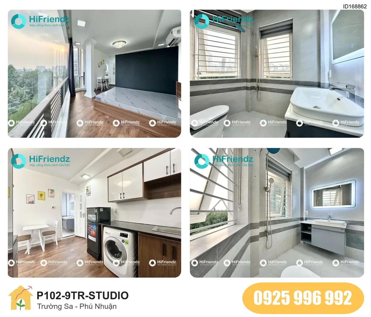 Tiện nghi Phòng trọ STUDIO tại Trường Sa, Phường Cầu Kiệu, Phú Nhuận, Phú Nhuận