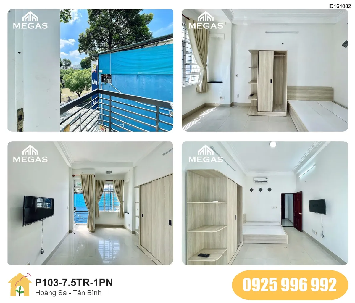 Tiện nghi Phòng trọ 1PN tại Hoàng Sa, Tân Bình, Tân Bình