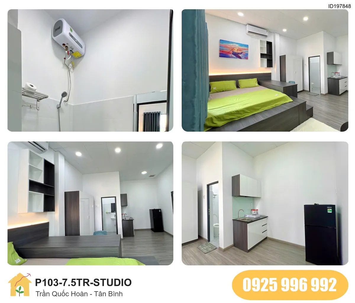 Tiện nghi Phòng trọ STUDIO tại Trần Quốc Hoàn, Phường 4, Tân Bình, Tân Bình