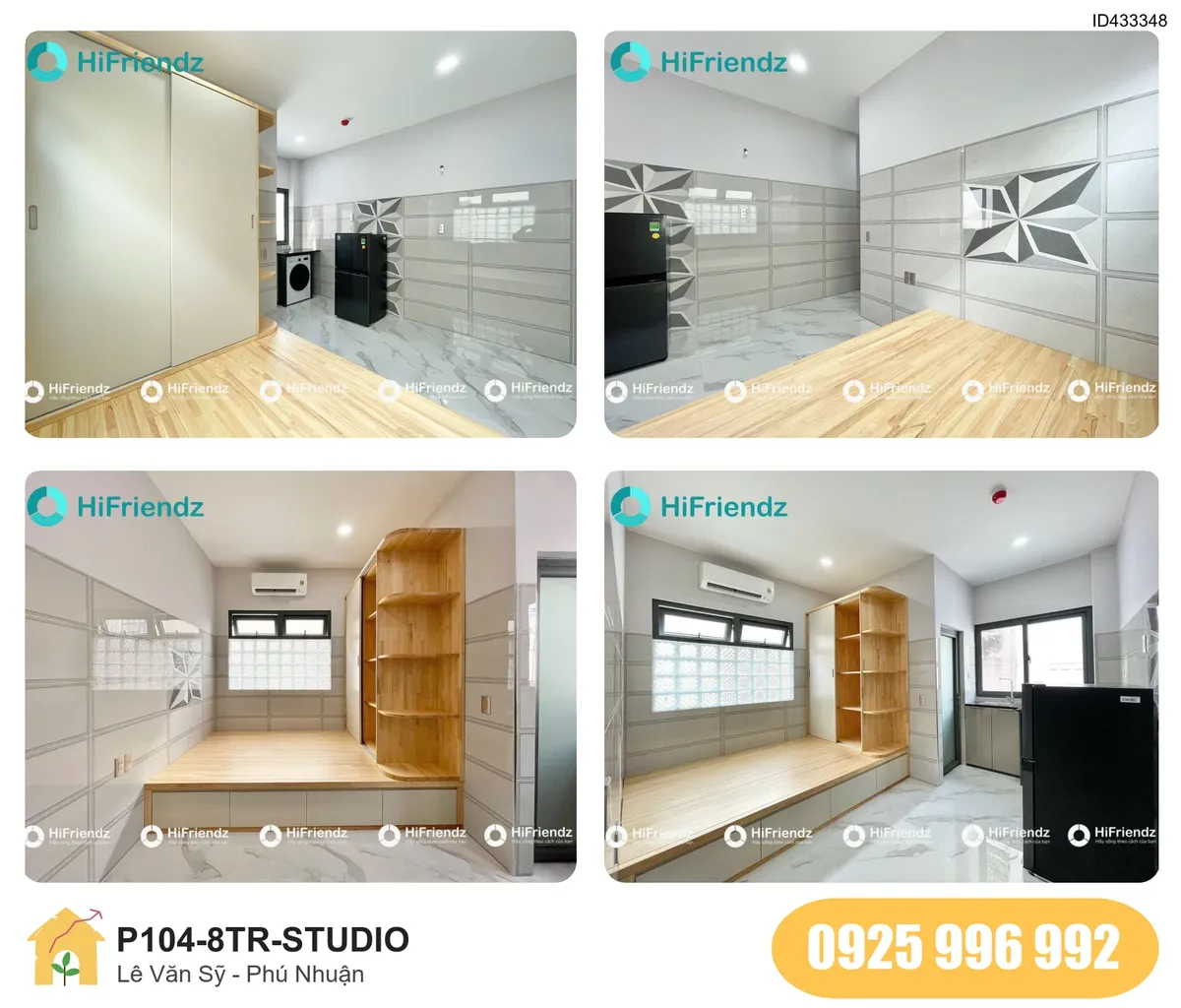 Tiện nghi Phòng trọ STUDIO tại Lê Văn Sỹ, Phú Nhuận, Phú Nhuận