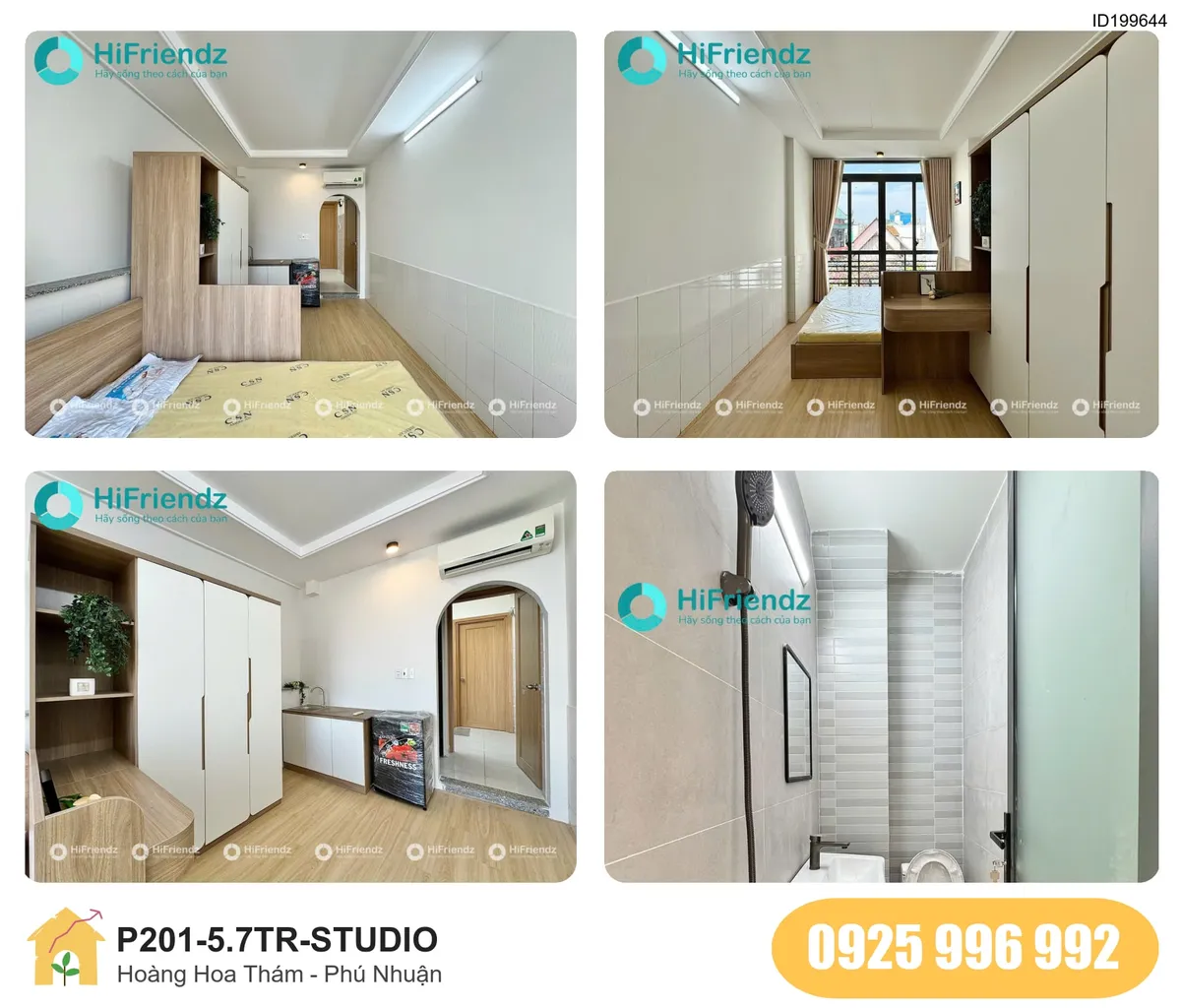 Tiện nghi Phòng trọ STUDIO tại Hoàng Hoa Thám, Phường 5, Phú Nhuận, Phú Nhuận