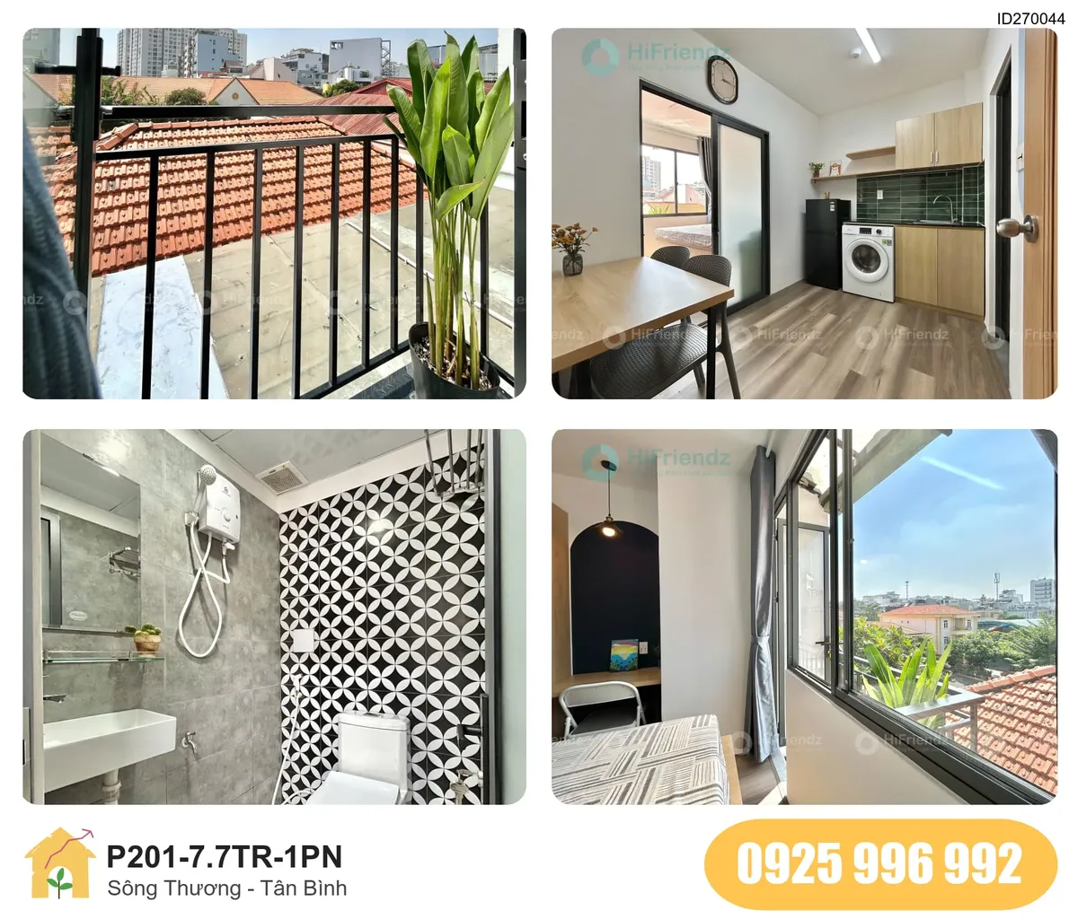 Tiện nghi Phòng trọ 1PN tại Sông Thương, Phường Tân Sơn Hòa, Quận Tân Bình, Tân Bình
