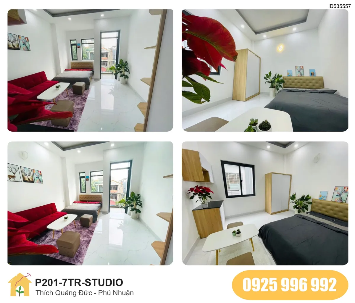 Tiện nghi Phòng trọ STUDIO tại Thích Quảng Đức, Phú Nhuận, Phú Nhuận