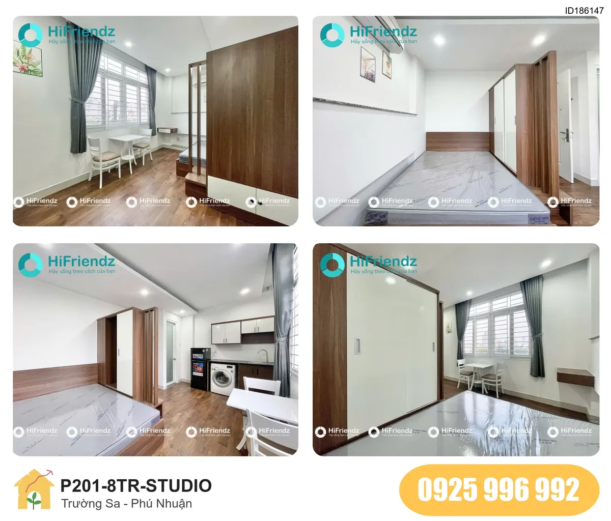 Tiện nghi Phòng trọ STUDIO tại Trường Sa, Phường Cầu Kiệu, Phú Nhuận, Phú Nhuận