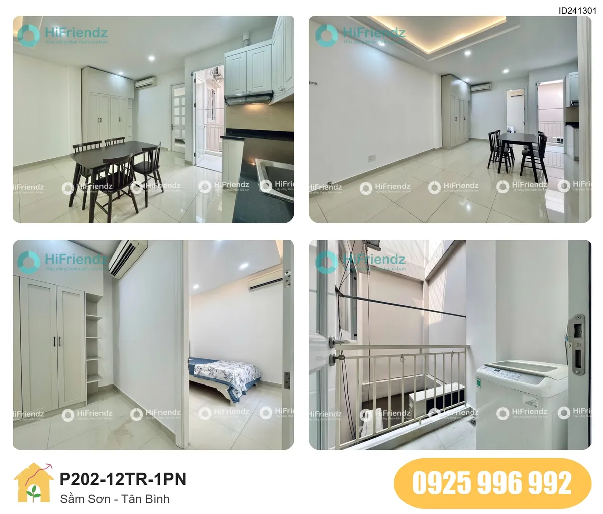 Tiện nghi Phòng trọ 1PN tại Sầm Sơn, Tân Bình, Tân Bình