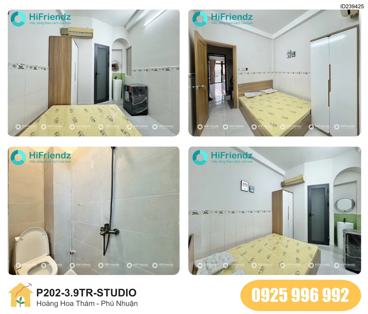 Tiện nghi Phòng trọ STUDIO tại Hoàng Hoa Thám, Phường 5, Phú Nhuận, Phú Nhuận