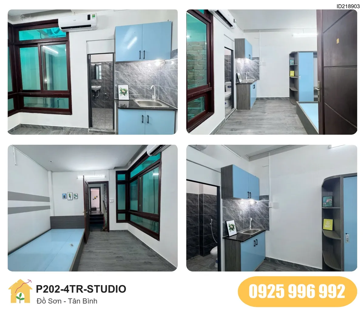 Tiện nghi Phòng trọ STUDIO tại Đồ Sơn, Phường 4, Tân Bình, Tân Bình