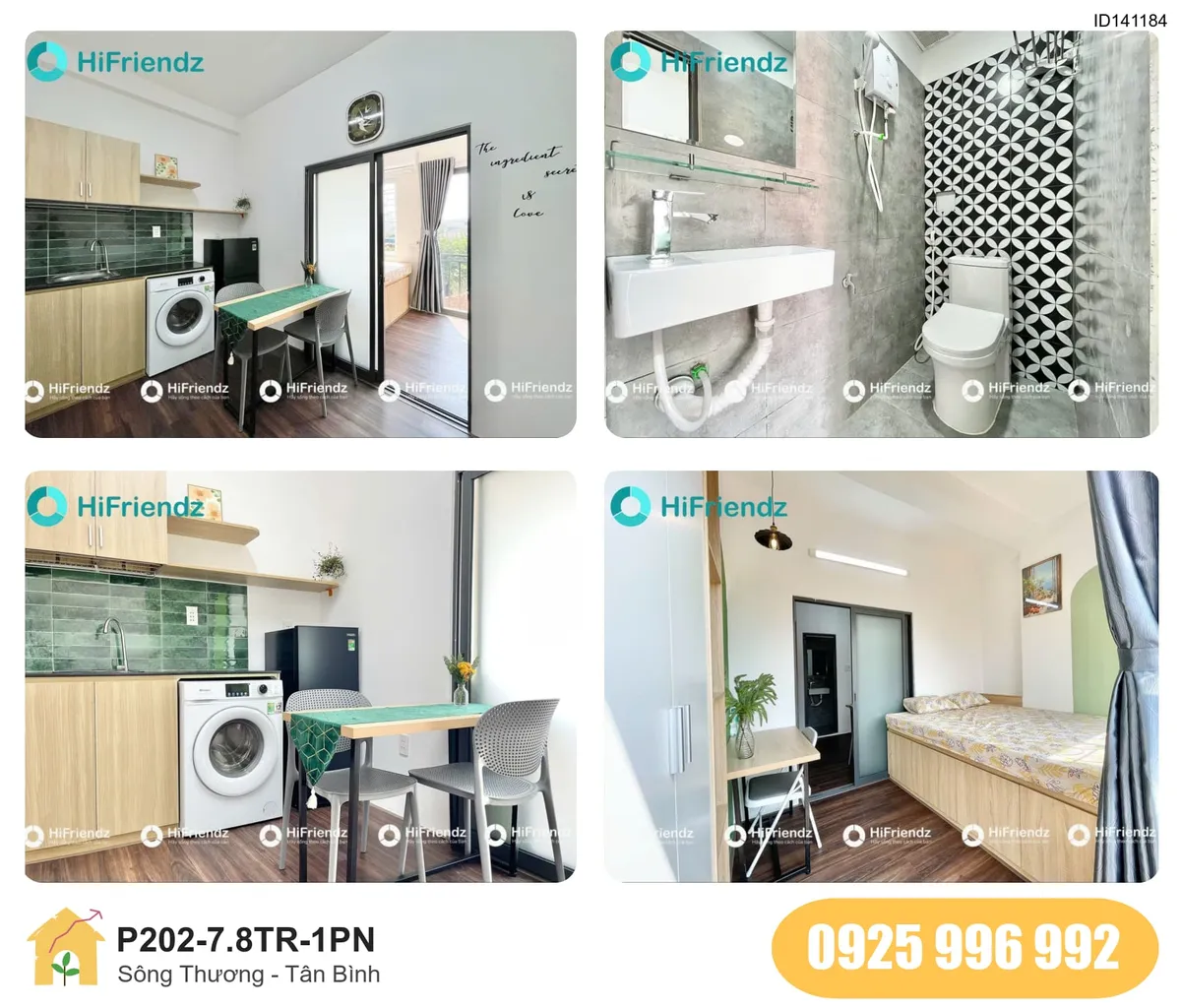 Tiện nghi Phòng trọ 1PN tại Sông Thương, Phường Tân Sơn Hòa, Quận Tân Bình, Tân Bình