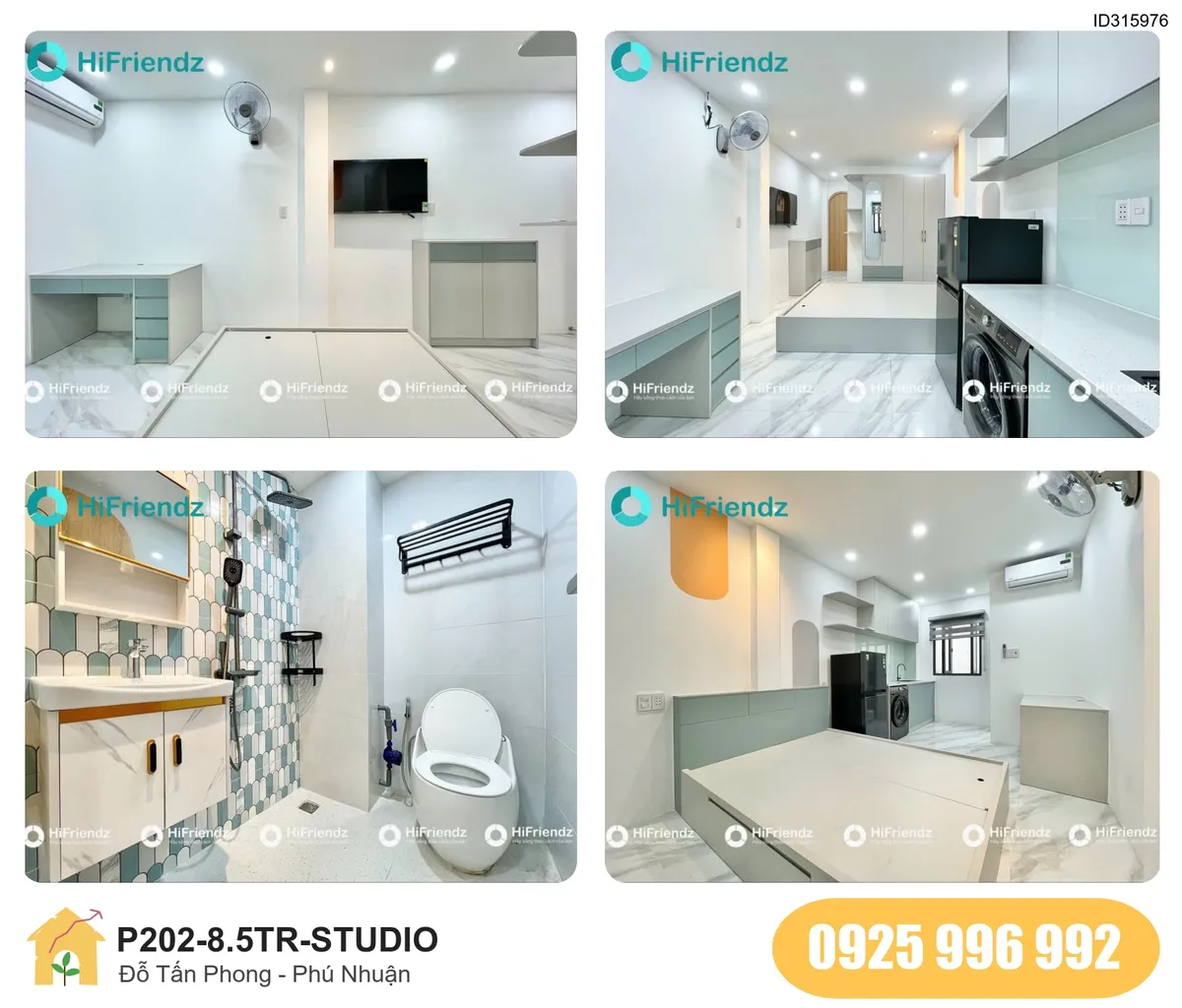 Tiện nghi Phòng trọ STUDIO tại Đỗ Tấn Phong, Phường Đức Nhuận, Quận Phú Nhuận, Phú Nhuận