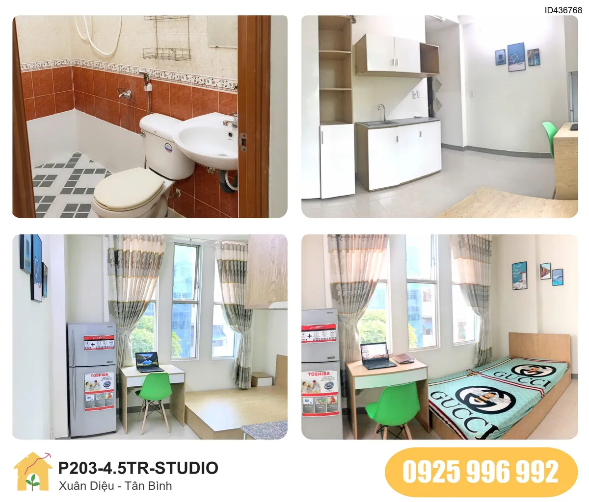 Tiện nghi Phòng trọ STUDIO tại Xuân Diệu, Phường 4, Tân Bình, Tân Bình