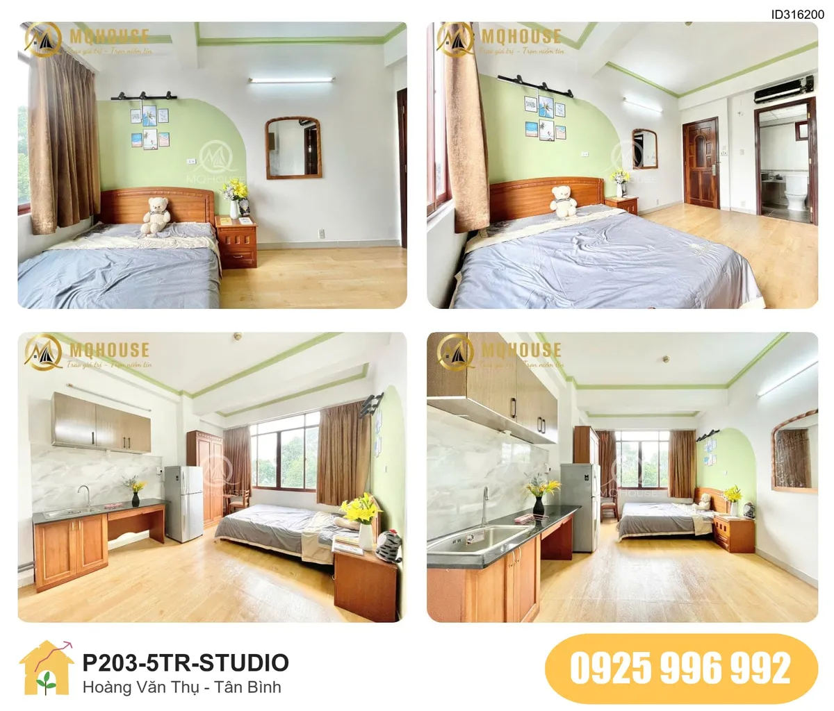 Tiện nghi Phòng trọ STUDIO tại Hoàng Văn Thụ, Phường 4 Tân Bình, Tân Bình