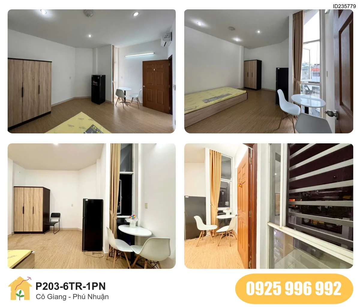 Tiện nghi Phòng trọ 1PN tại Cô Giang, Phú Nhuận, Phú Nhuận