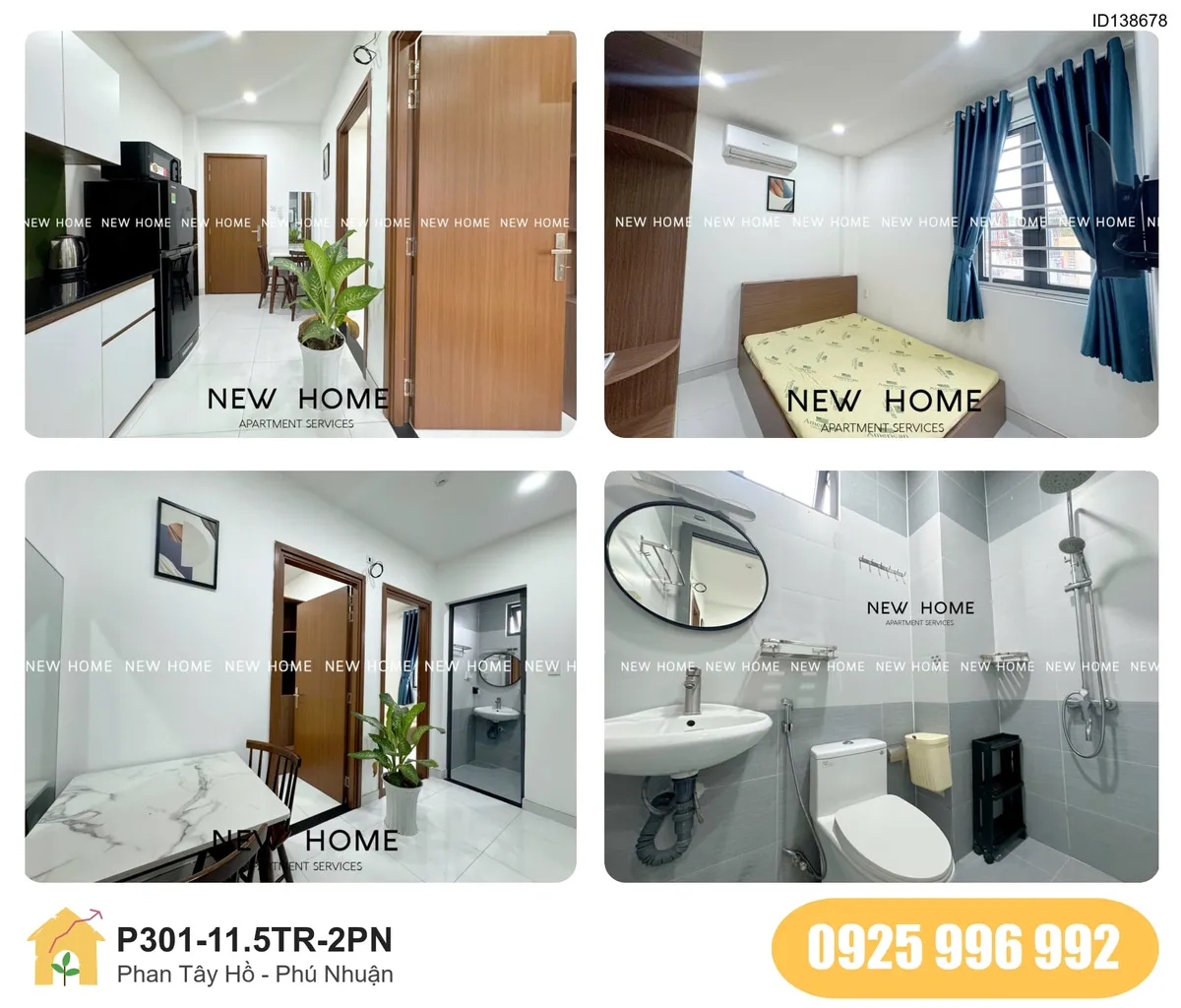 Tiện nghi Phòng trọ 2PN tại Phan Tây Hồ, Quận Phú Nhuận, Phú Nhuận
