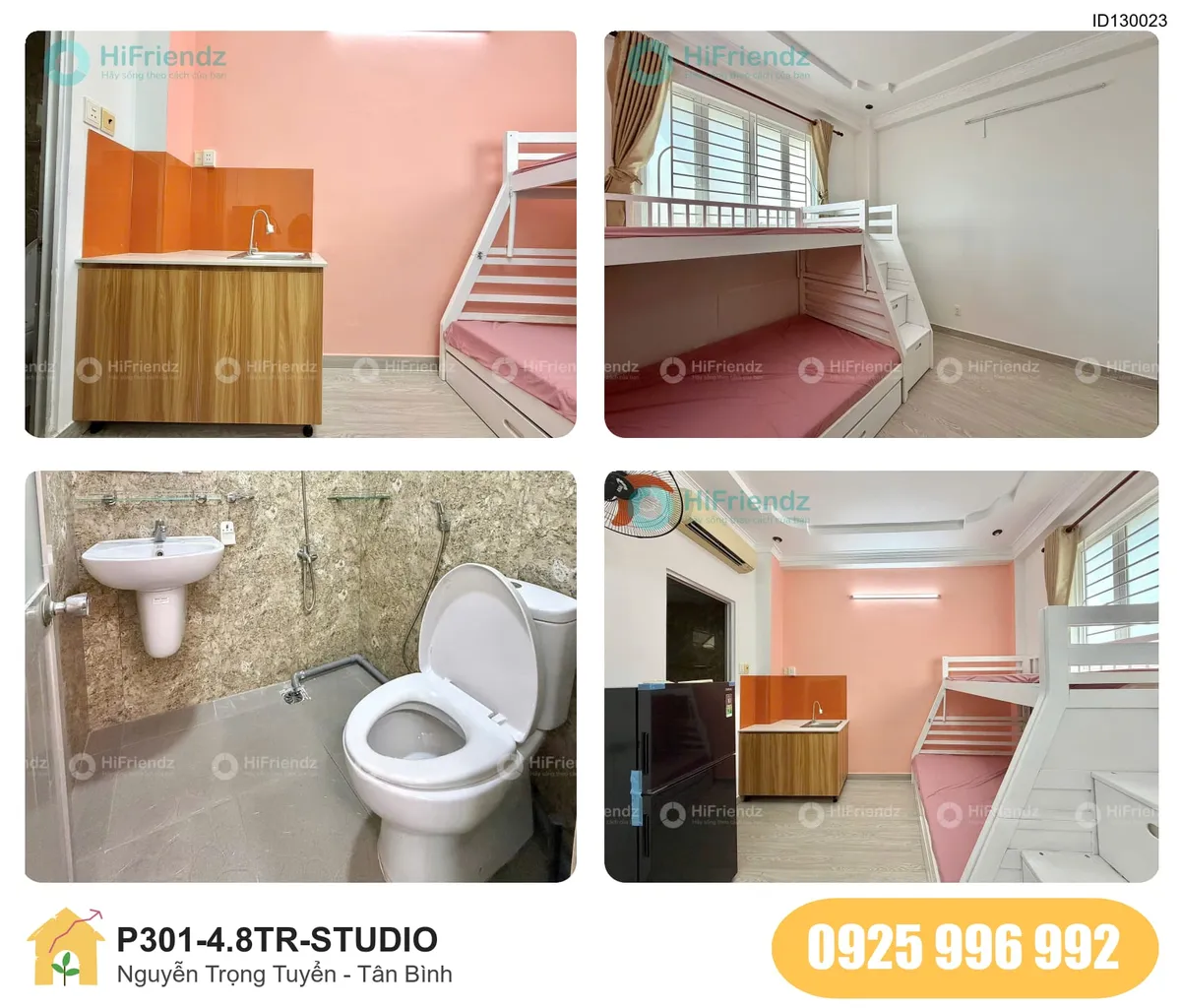 Tiện nghi Phòng trọ STUDIO tại Nguyễn Trọng Tuyển, Tân Bình, Tân Bình
