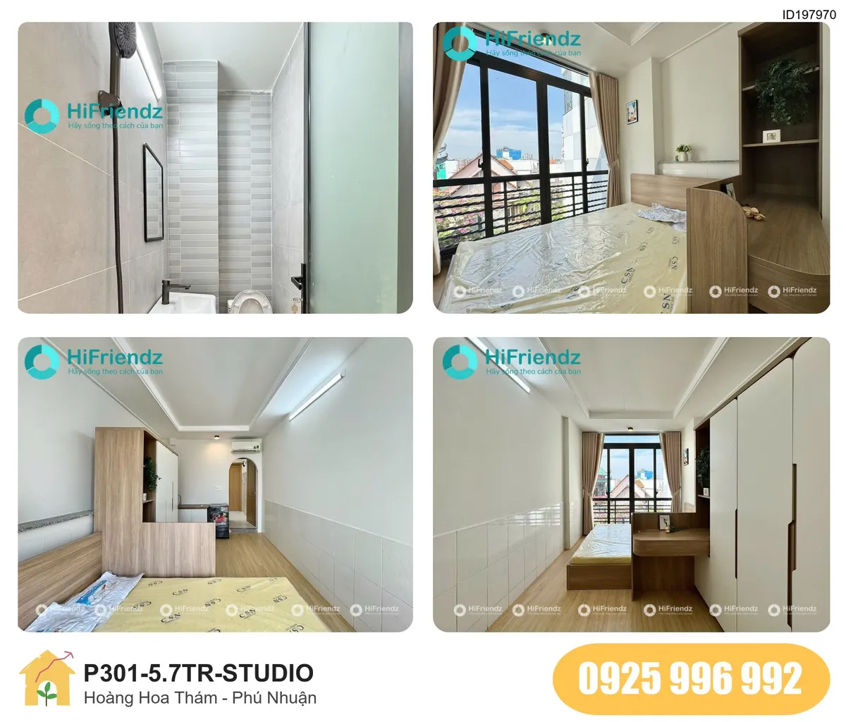 Tiện nghi Phòng trọ STUDIO tại Hoàng Hoa Thám, Phường 5, Phú Nhuận, Phú Nhuận