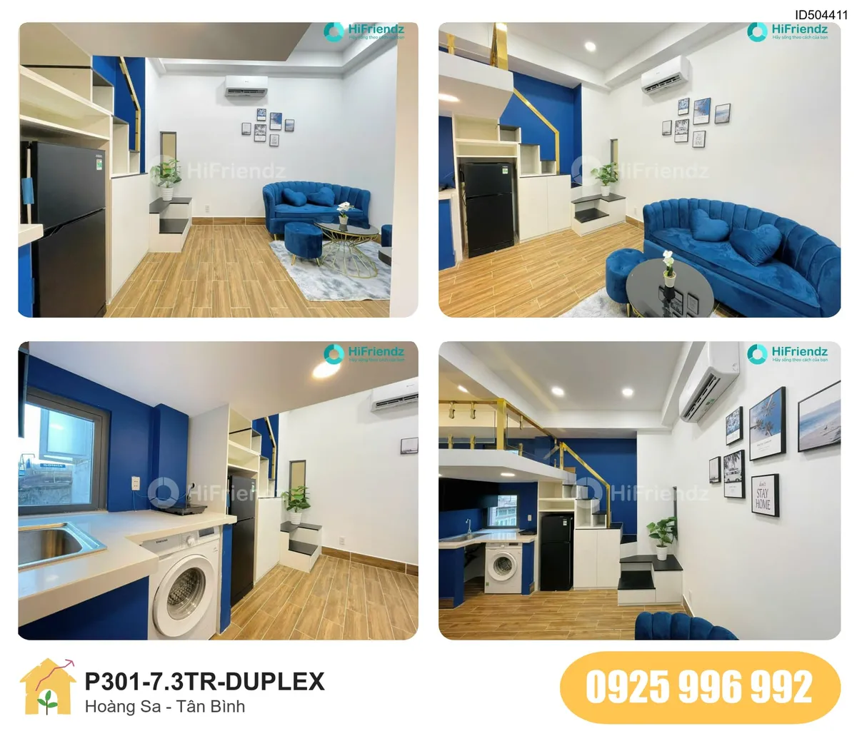 Tiện nghi Phòng trọ DUPLEX tại Hoàng Sa, Tân Sơn Nhất, Tân Bình, Tân Bình