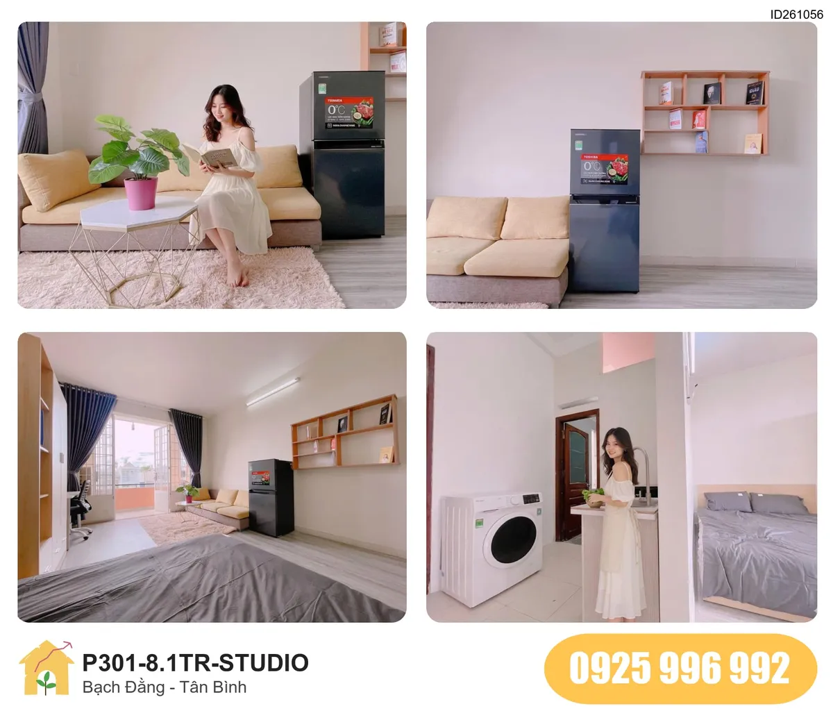 Tiện nghi Phòng trọ STUDIO tại Bạch Đằng, Phường 2, Quận Tân Bình, Tân Bình