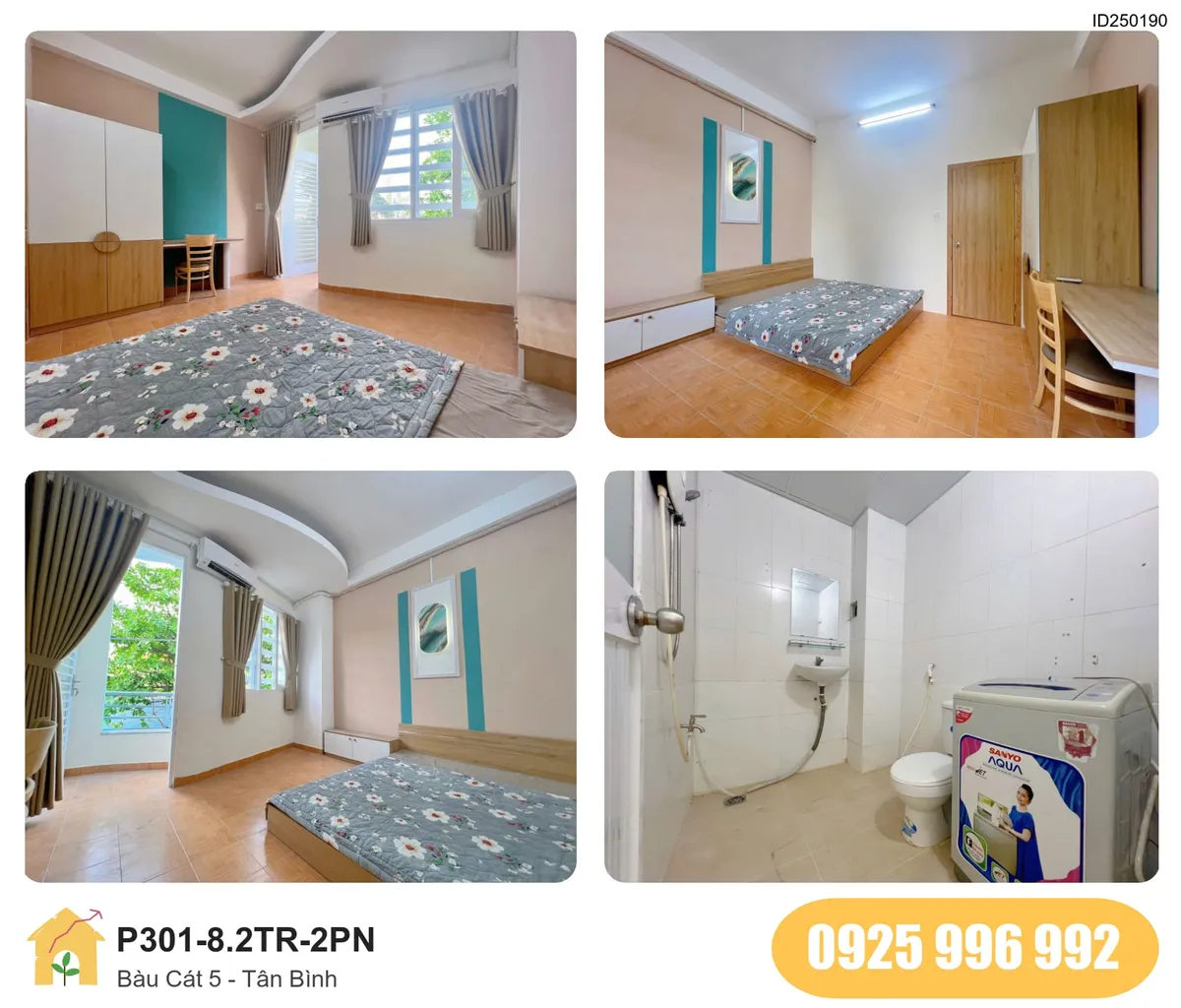 Tiện nghi Phòng trọ 2PN tại Bàu Cát 5, Phường 14, Tân Bình, Tân Bình