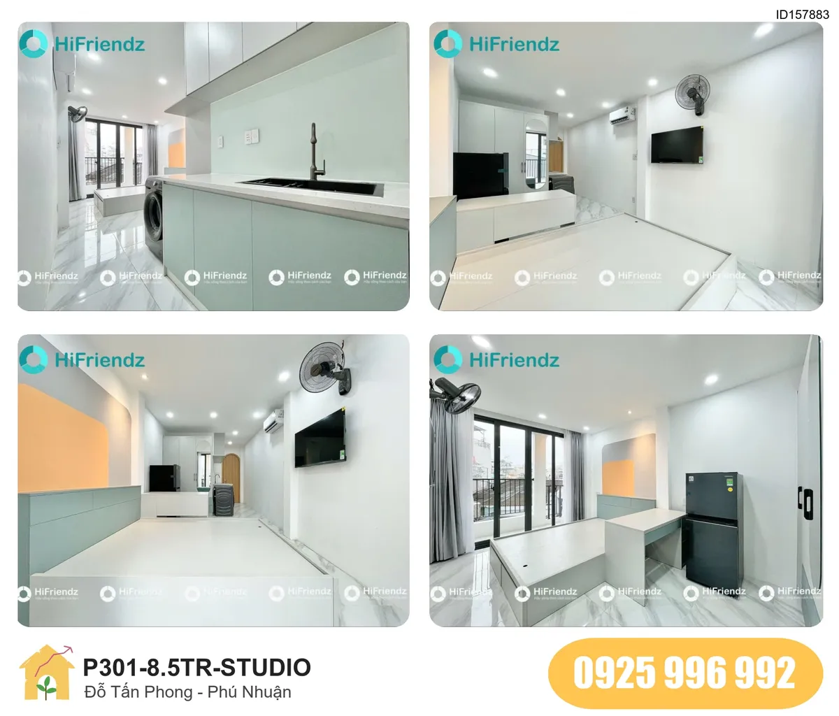 Tiện nghi Phòng trọ STUDIO tại Đỗ Tấn Phong, Phường Đức Nhuận, Quận Phú Nhuận, Phú Nhuận