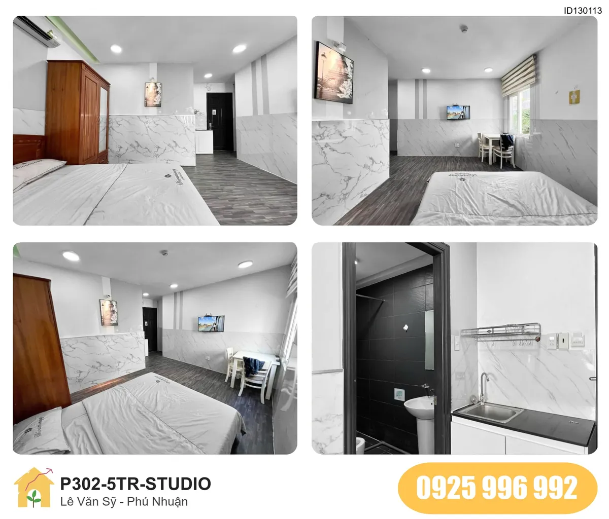 Tiện nghi Phòng trọ STUDIO tại Lê Văn Sỹ, Phú Nhuận, Phú Nhuận