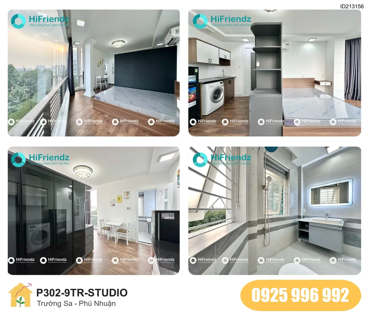 Tiện nghi Phòng trọ STUDIO tại Trường Sa, Cầu Kiệu, Phú Nhuận, Phú Nhuận