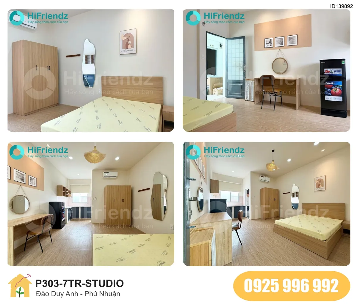 Tiện nghi Phòng trọ STUDIO tại Đào Duy Anh, Phú Nhuận, Phú Nhuận