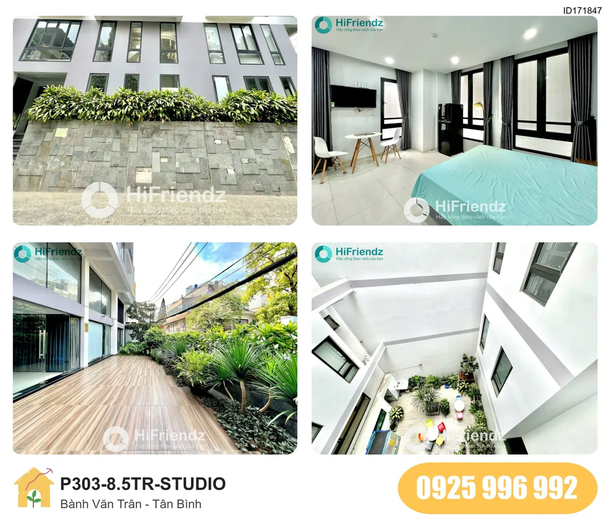 Tiện nghi Phòng trọ STUDIO tại Bành Văn Trân, Phường 7, Tân Bình, Tân Bình