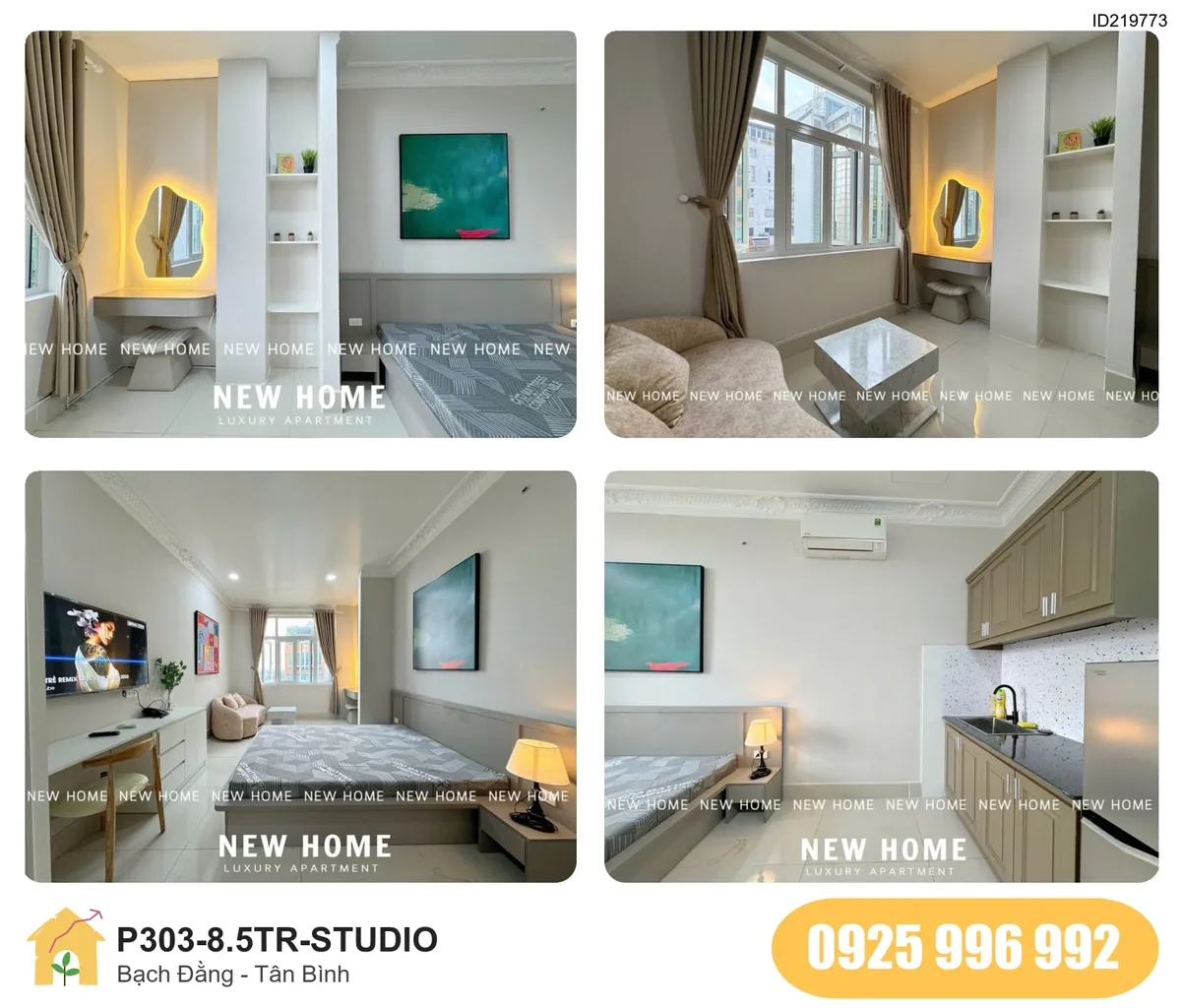 Tiện nghi Phòng trọ STUDIO tại Bạch Đằng, Tân Bình, Tân Bình