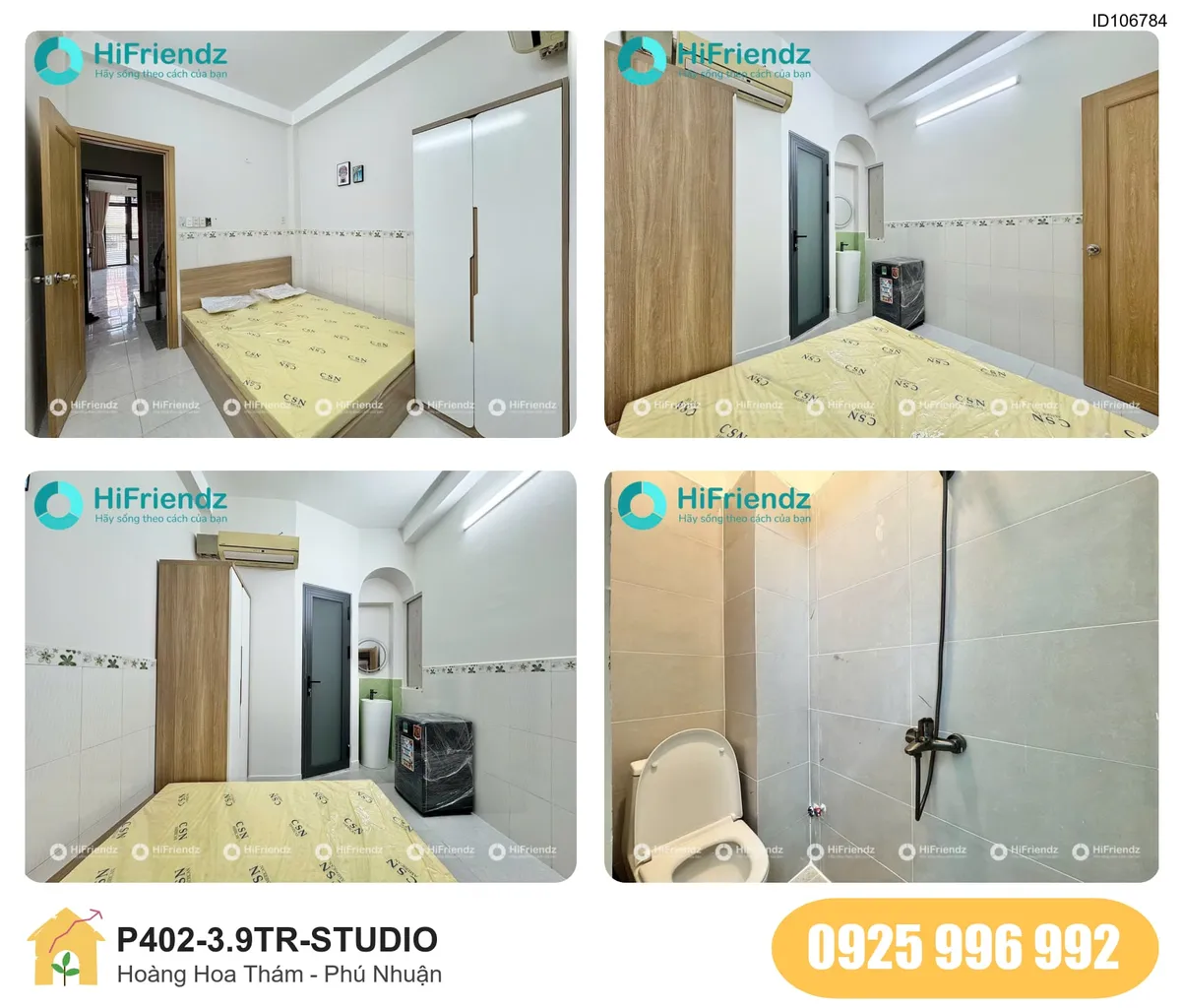 Tiện nghi Phòng trọ STUDIO tại Hoàng Hoa Thám, Phường 5, Phú Nhuận, Phú Nhuận