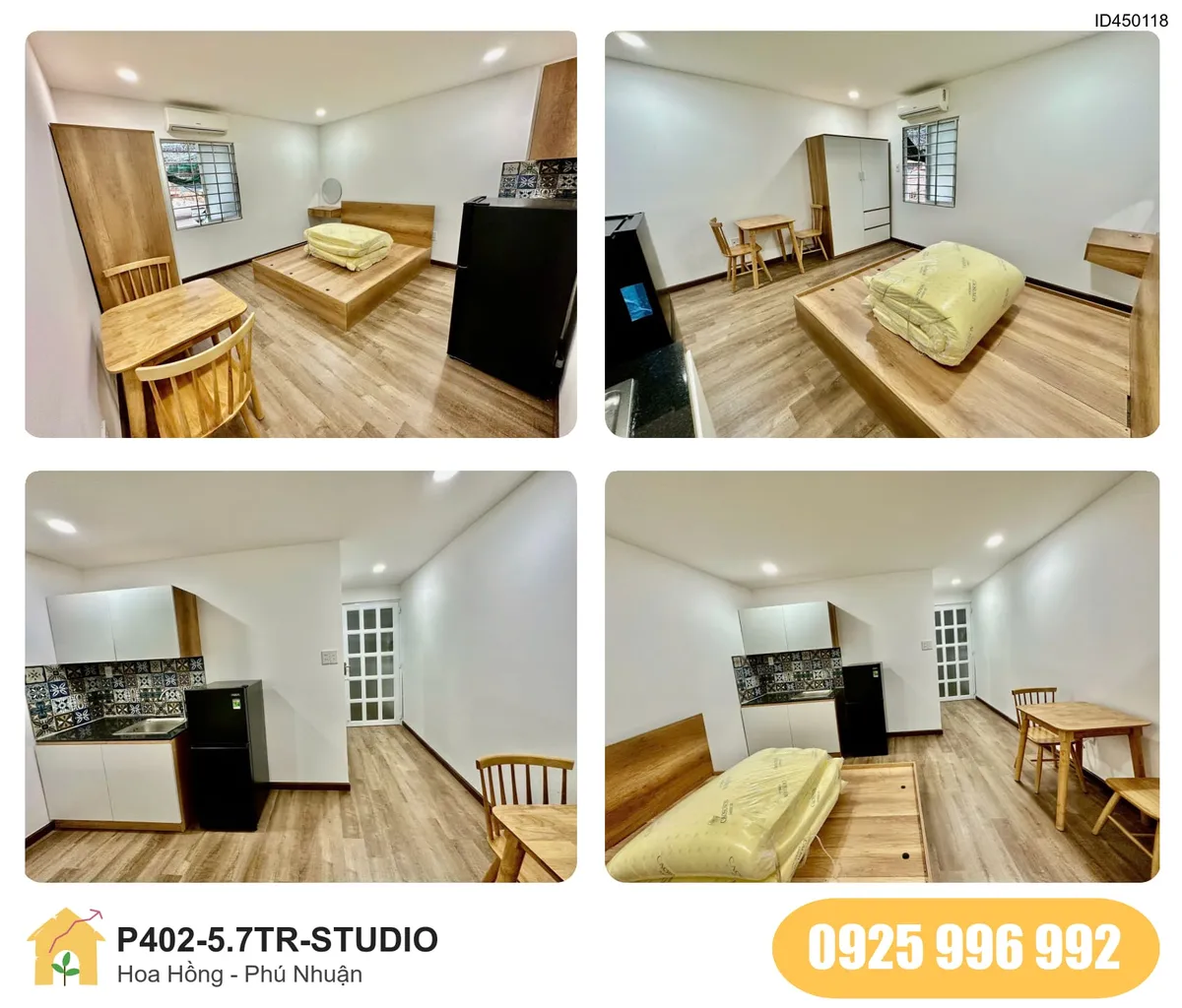 Tiện nghi Phòng trọ STUDIO tại Hoa Hồng, Phường 7, Phú Nhuận, Phú Nhuận