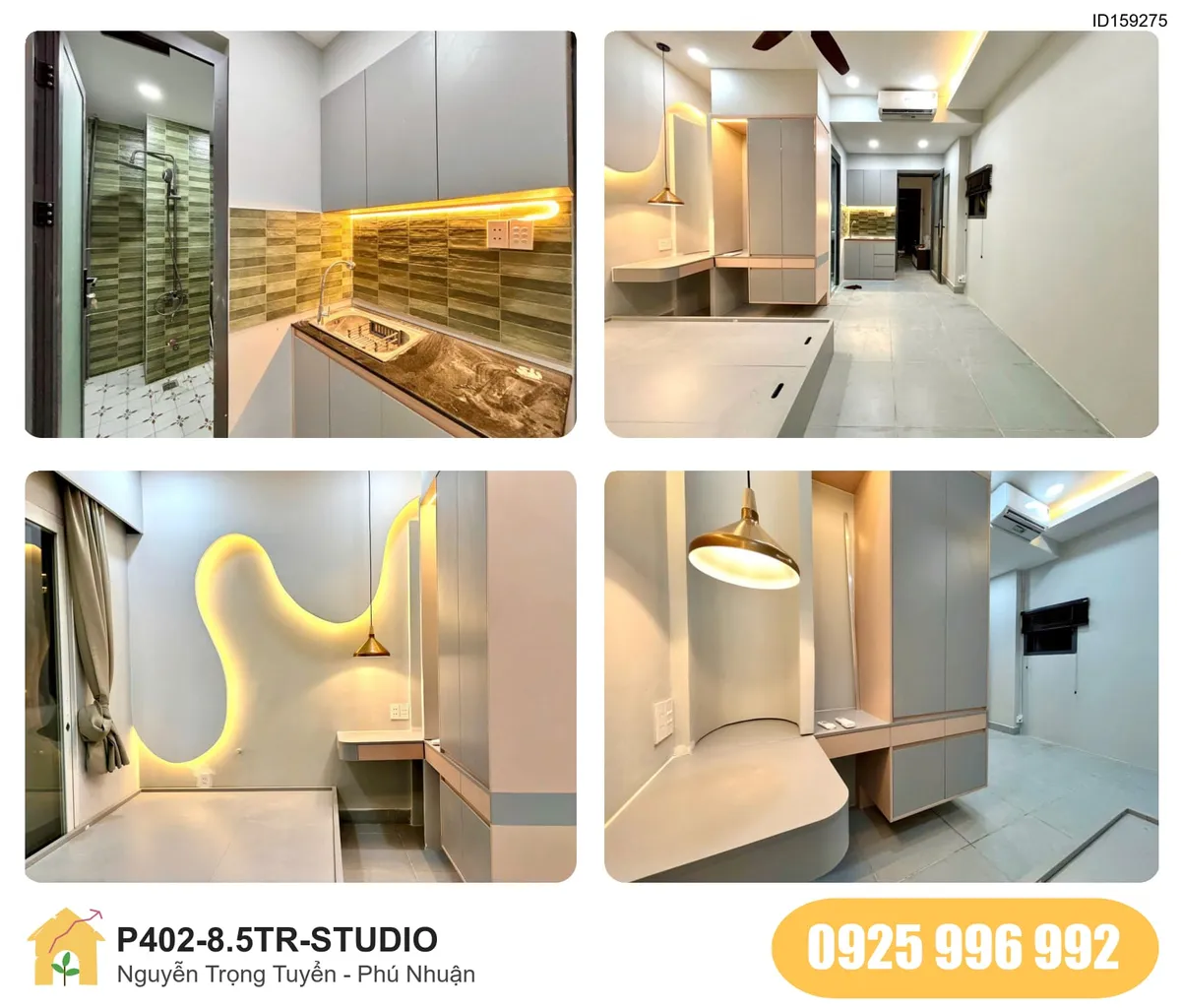 Tiện nghi Phòng trọ STUDIO tại Nguyễn Trọng Tuyển, Phú Nhuận, Phú Nhuận