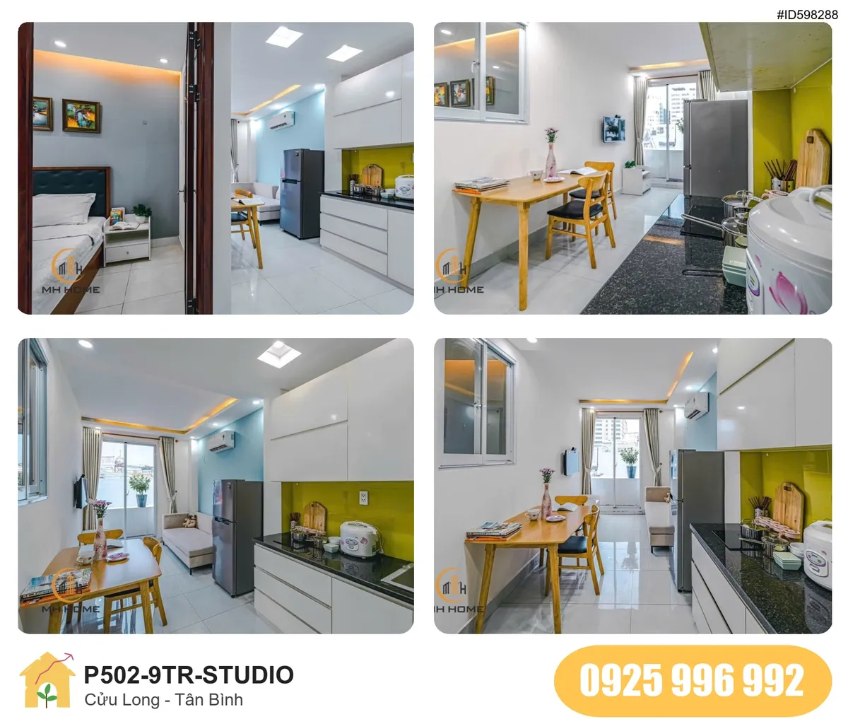 Tiện nghi Phòng trọ STUDIO tại Cửu Long, Phường 2, Tân Bình, Tân Bình