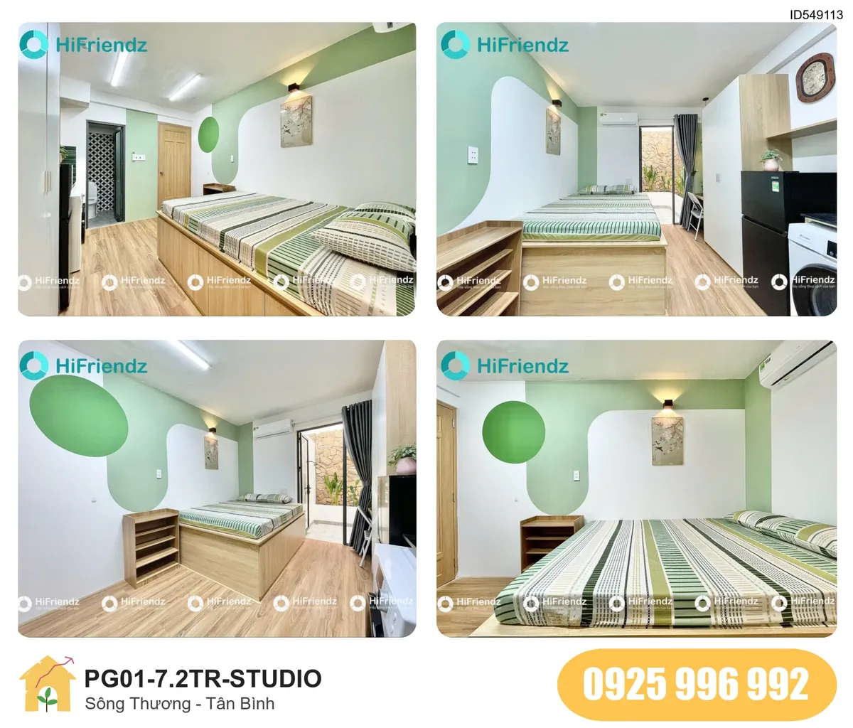Tiện nghi Phòng trọ STUDIO tại Sông Thương, Phường Tân Sơn Hòa, Quận Tân Bình, Tân Bình