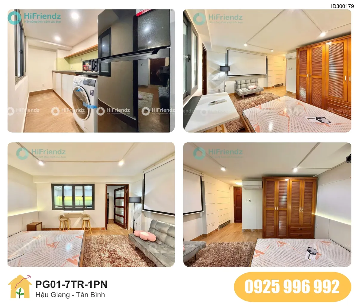 Tiện nghi Phòng trọ 1PN tại Hậu Giang, Phường 4, Tân Bình, Tân Bình