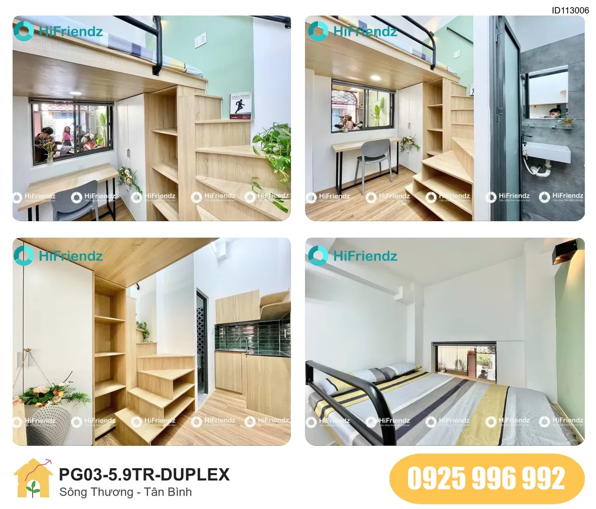 Tiện nghi Phòng trọ DUPLEX tại Sông Thương, Phường Tân Sơn Hòa, Quận Tân Bình, Tân Bình
