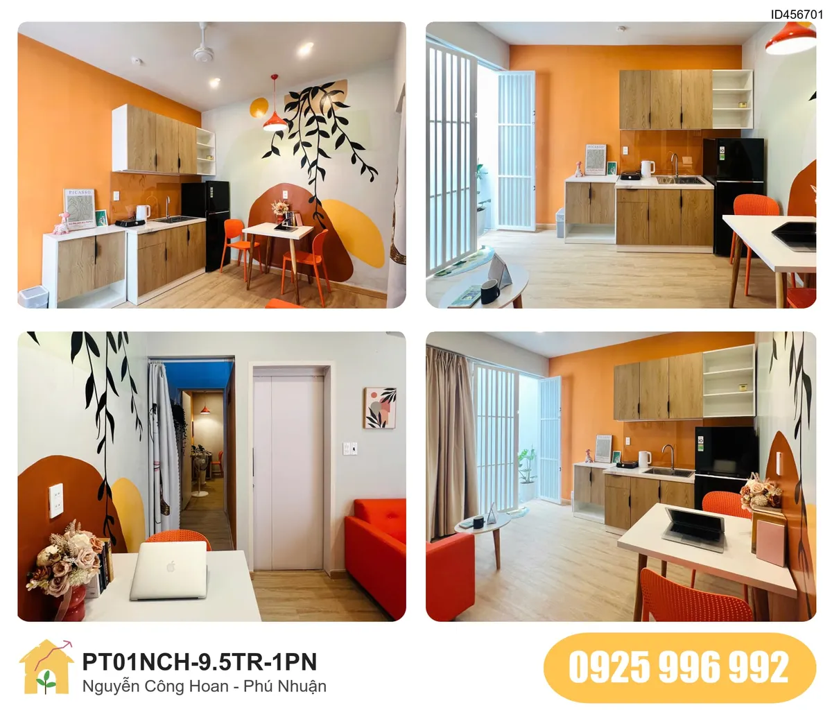 Tiện nghi Phòng trọ 1PN tại Nguyễn Công Hoan, Phường 7, Phú Nhuận, Phú Nhuận